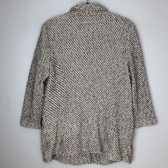 St. John Collection Women's 10 Beige Twill Gold‎ Button Sport Coat Jacket Blazer - Picture 2 of 8